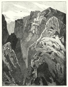 Les montagnes près de Jéricho (lithographie) - James (after) Clark