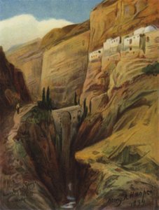 Wady Kelt; ou, le ruisseau Cherith - James (after) Clark