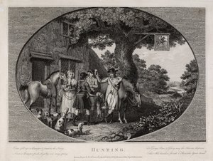 Chasse, gravé par Robert Pollard (1755-1838)