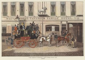 "Le Télégraphe de Cambridge", White Horse, Fetter Lane
