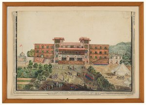 La Maison à Peshawur de Monsieur le Général Avitabile, Lugmanee, Khohistan - James (after) Rattray