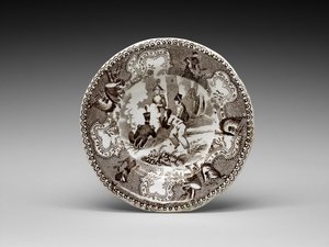 Assiette à tasse, c. 1837-1856 - James (attr.to) Beech
