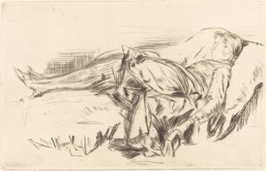 Un enfant sur un canapé, No.2, c. 1873-1875