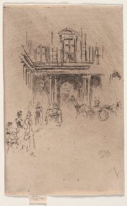 Un coin du Palais Royal - James Abbott McNeill Whistler