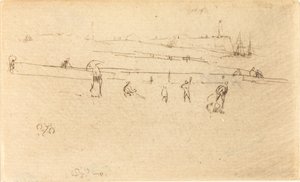 Un Croquis à Dieppe - James Abbott McNeill Whistler