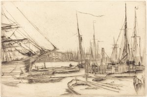 Une esquisse de Billingsgate, 1878 - James Abbott McNeill Whistler