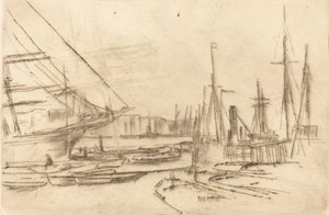 Une esquisse de Billingsgate - James Abbott McNeill Whistler
