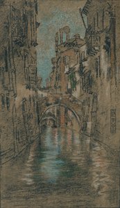 Un canal vénitien, vers 1880 - James Abbott McNeill Whistler