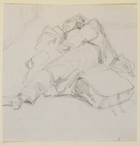 Un homme endormi sur un tas de bagages, 1858 - James Abbott McNeill Whistler