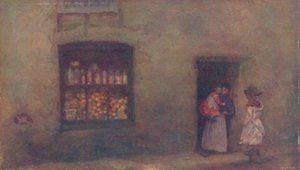 Une note orange : Boutique de bonbons - James Abbott McNeill Whistler