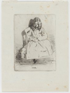 Annie, assise, 1858 - James Abbott McNeill Whistler