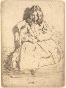Annie assise, 1858 - James Abbott McNeill Whistler