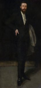 Arrangement en noir: Portrait de F. R. Leyland, 1870-1873