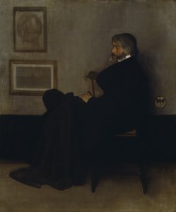 Arrangement en gris et noir, No.2 : Portrait de Thomas Carlyle (1795-1881)