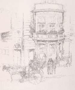 Arrière du théâtre Gaiety - James Abbott McNeill Whistler