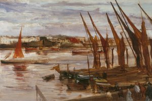 Battersea Reach, c. 1863 - James Abbott McNeill Whistler