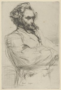 Portrait de Drouet - James Abbott McNeill Whistler