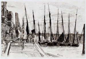 Billingsgate - James Abbott McNeill Whistler