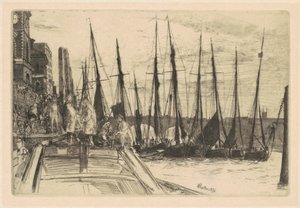 Billingsgate, 1859 - James Abbott McNeill Whistler