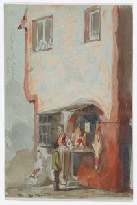 Boutique de boucher – Saverne - James Abbott McNeill Whistler