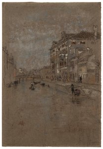 Canal à Venise Entrepôt de tabac, 1879-1880 - James Abbott McNeill Whistler