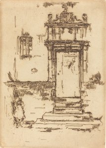 Porte de la chapelle, Montresor, 1888 - James Abbott McNeill Whistler