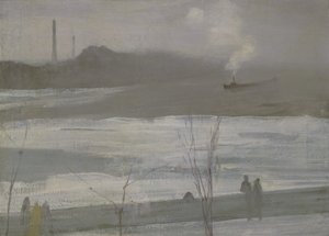 Chelsea sur glace - James Abbott McNeill Whistler