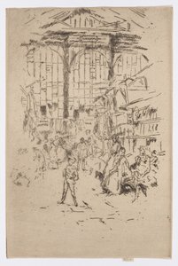 Échange de vêtements, Houndsditch, No.2, vers 1886-88 - James Abbott McNeill Whistler