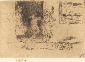 Porte de cottage, vers 1884-1886 - James Abbott McNeill Whistler