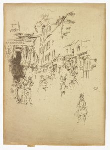 Cutler Street, Houndsditch, c.1886-88 - James Abbott McNeill Whistler
