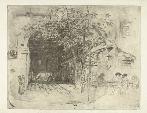 Passage sous une maison à Venise - James Abbott McNeill Whistler