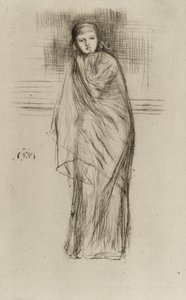 Modèle drapé, 1870 - James Abbott McNeill Whistler