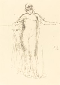 Modèle drapé, debout, 1893 - James Abbott McNeill Whistler