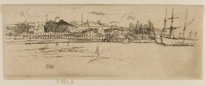 Chantiers navals, Southampton - James Abbott McNeill Whistler