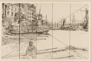 Eagle Wharf Tyzac Whiteley and Co., 1859 - James Abbott McNeill Whistler