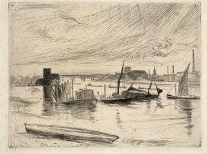 Tôt le matin, Battersea, 1861