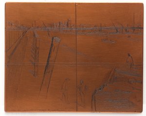 Plaque de Gravure : Millbank, 1861