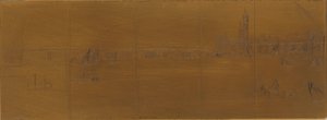 Plaque de gravure : Vieux pont de Westminster, 1859 - James Abbott McNeill Whistler