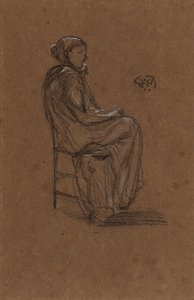 Figure féminine, assise, 1870-1873 - James Abbott McNeill Whistler
