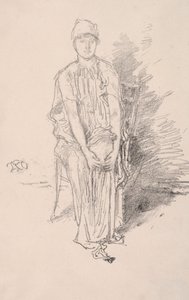 Étude de figure, 1890 - James Abbott McNeill Whistler