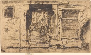 Poissonnerie, Venise - James Abbott McNeill Whistler