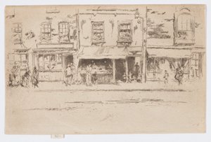 Poissonnerie, Chelsea, vers 1884-86 - James Abbott McNeill Whistler