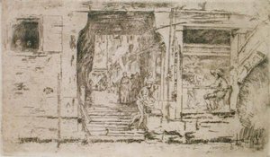 Poissonnerie, Venise - James Abbott McNeill Whistler