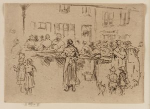Femmes de poisson, Ostende, 1887 - James Abbott McNeill Whistler