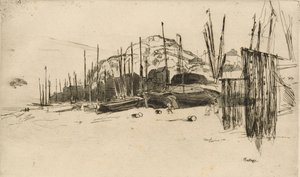 Bateaux de pêche, Hastings - James Abbott McNeill Whistler