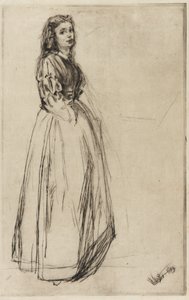 Fumette, debout, 1859 - James Abbott McNeill Whistler