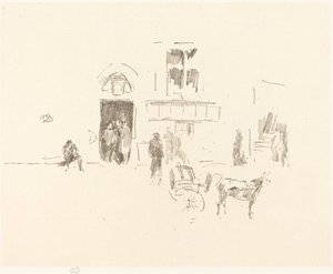 Porte de la Scène du Gaiety, 1879-1887 - James Abbott McNeill Whistler