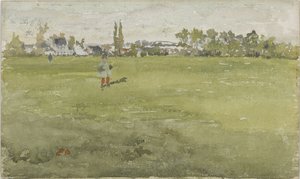 Vert et argent : Beaulieu, Touraine - James Abbott McNeill Whistler