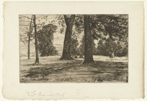 Greenwich Park - James Abbott McNeill Whistler