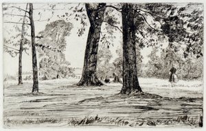 Parc de Greenwich - James Abbott McNeill Whistler
